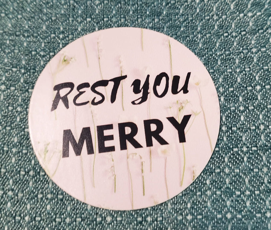 Rest you merry sticker