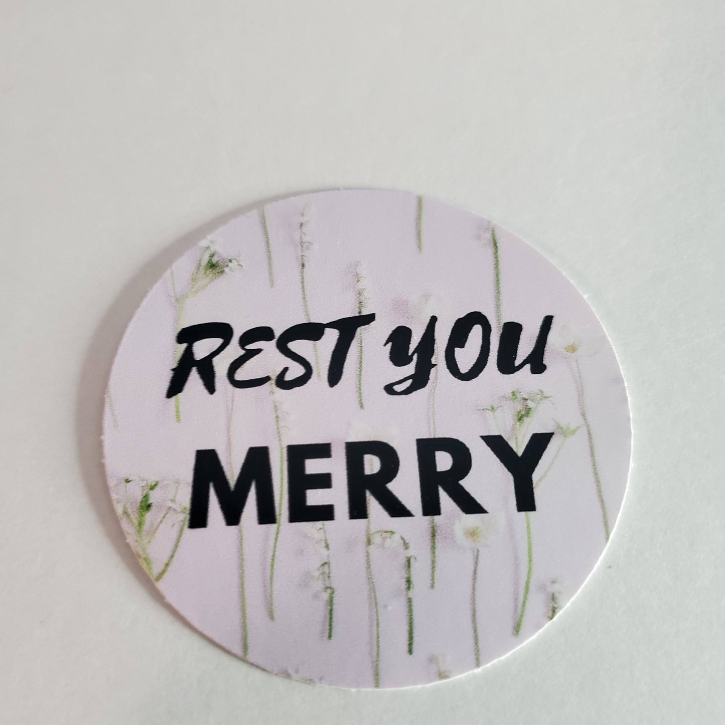 Rest you merry sticker